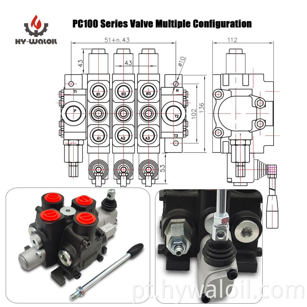1PC100 Sectional Directional Control Valve